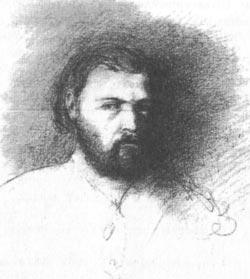 Я. П. Полонский. Автопортрет. 1862г.